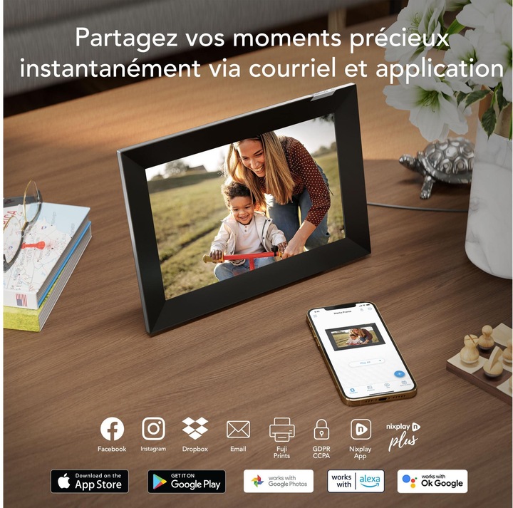Produktbild Nixplay Touchscreen-Fotorahmen (10.10", 1280 x 800 Pixel)