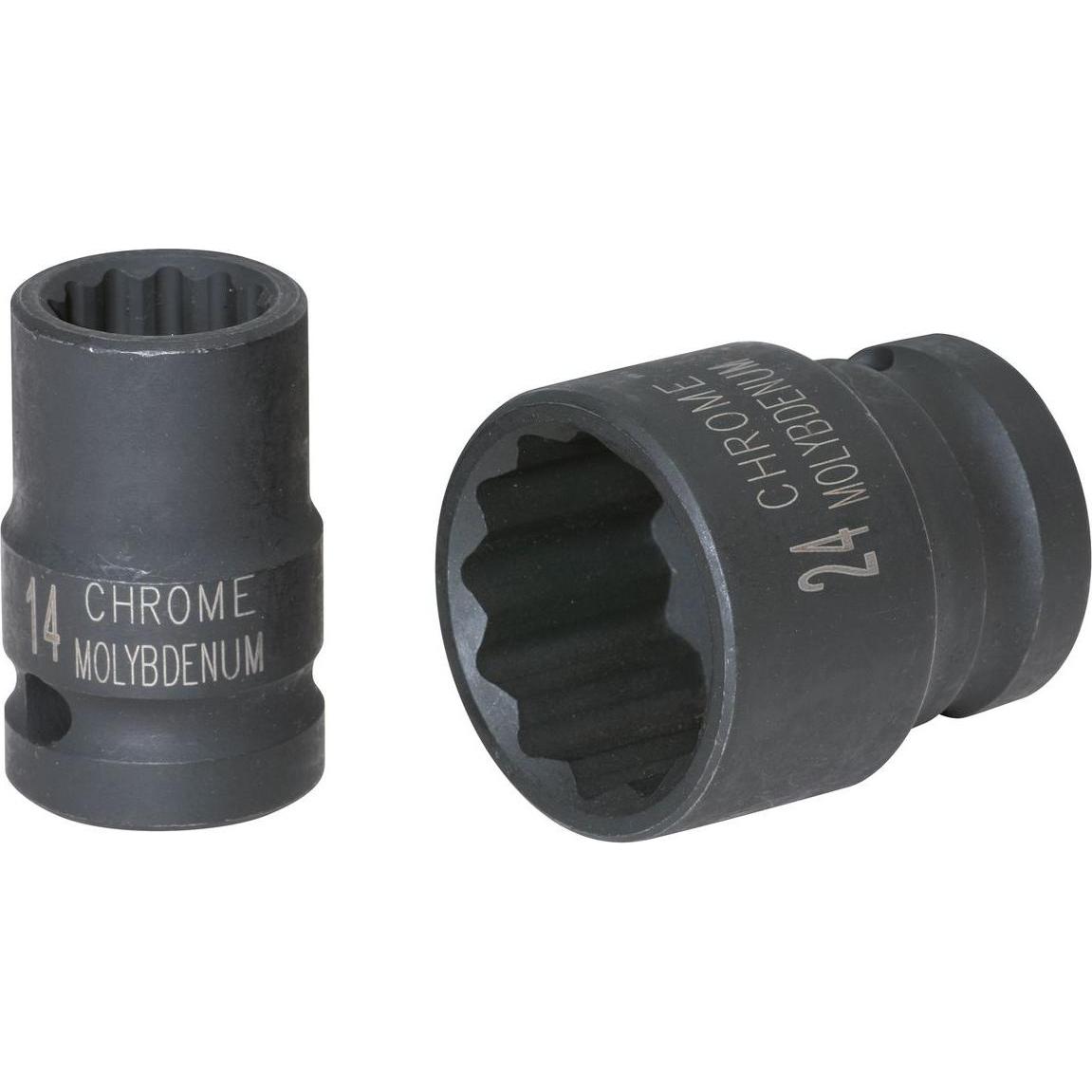 KS Tools, Steckschlüssel + Stecknuss, 1/2" Kraft-Stecknuss kurz (26 mm)
