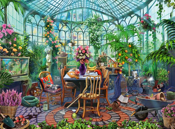 Immagine prodotto Ravensburger Puzzle Greenhouse Mornings 500p (12000207) (500 pezzi)