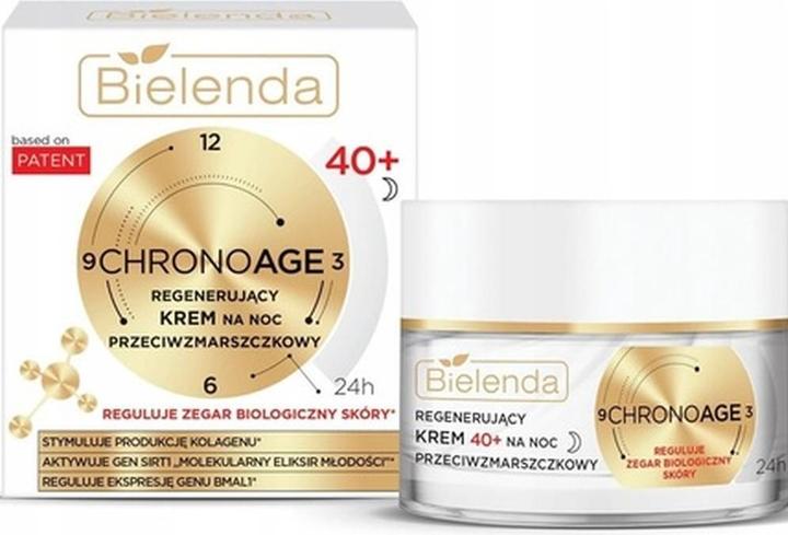 Bielenda Chrono Age 24h Regenerujący Krem przeciwzmarszczkowy 40+ na noc 50ml (50 ml, 24h Creme)
