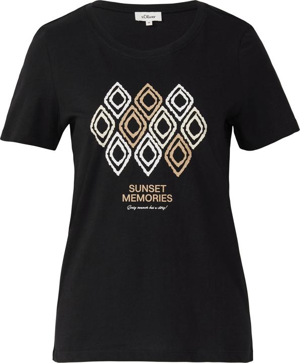 S.Oliver T-Shirt Jersey-T-Shirt mit Frontprint (44)