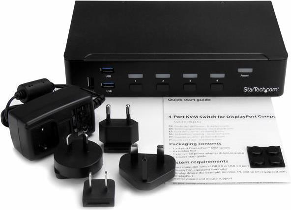 Productafbeelding StarTech 4-POORTS DP KVM SWITCH - 4K