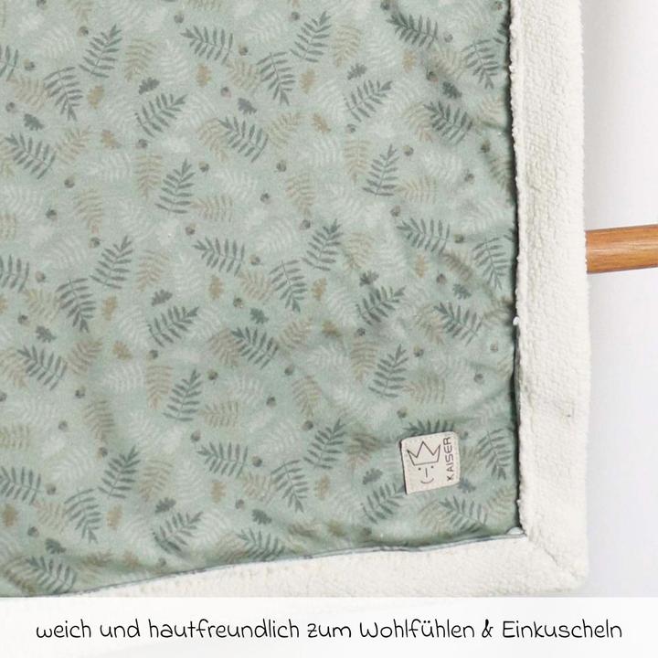 Produktbild Kaiser Baby Kuscheldecken Babydecke Winter Jersey - Forrest Green (75 x 100 cm)