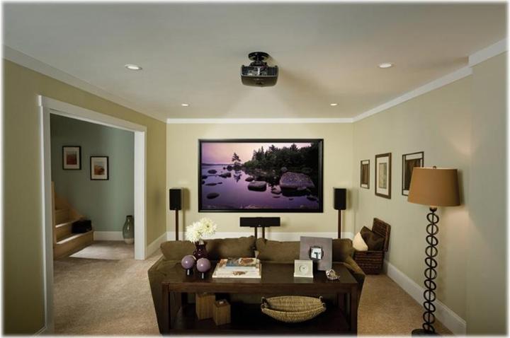 Produktbild Sanus Projektor-Deckenhalterung VP1 - schwarz (Decke)