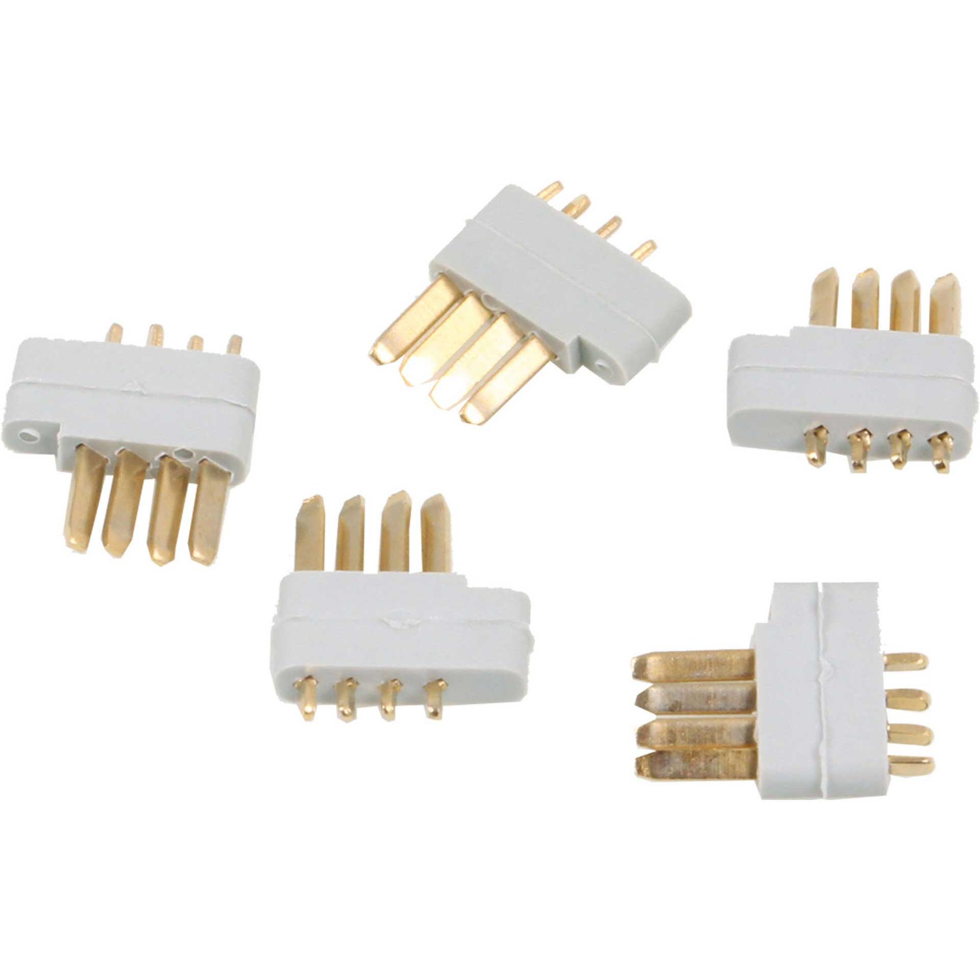 Multiplex stecker 4-polig für servo 5stk.