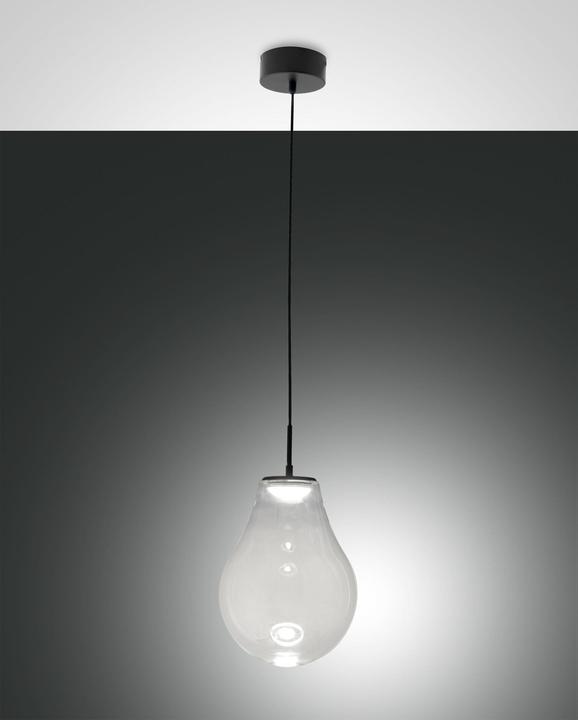 Fabas Luce Noa LED Pendelleuchte 14W dimmbar steuerbare Lichtfarbe Transparent 3772-40-241