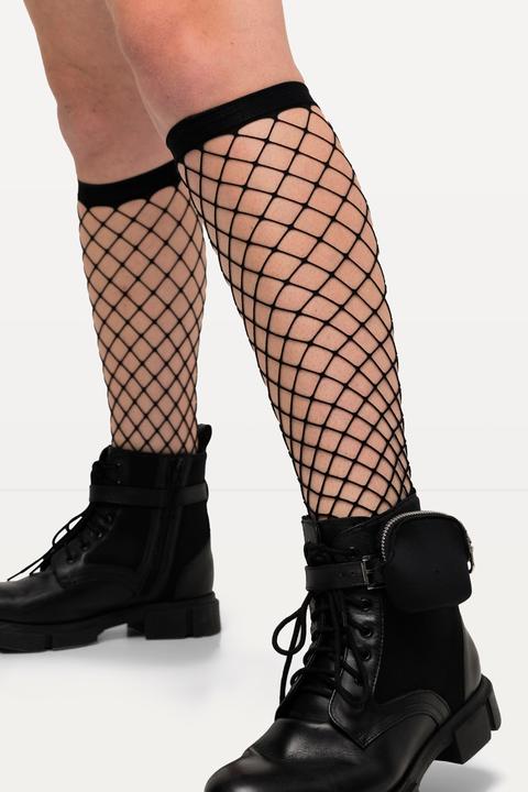Produktbild Ulla Popken 2er Pack, Netz-Kniestrumpf (50/56)