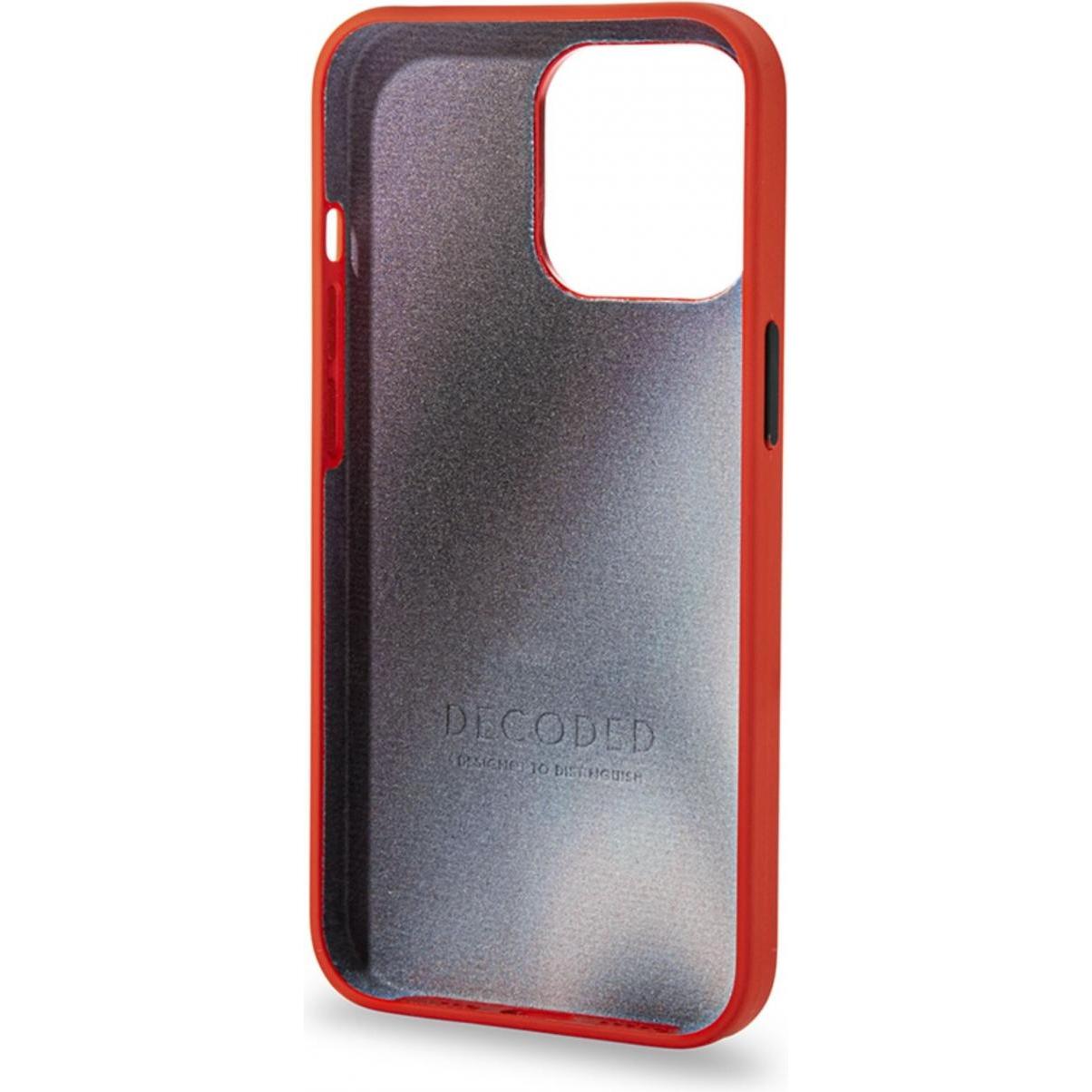 Thumbnail - Decoded Silicone Backcover iPhone 13 Pro Brick Red (Apple iPhone 13 Pro), Smartphone Hülle, Rot