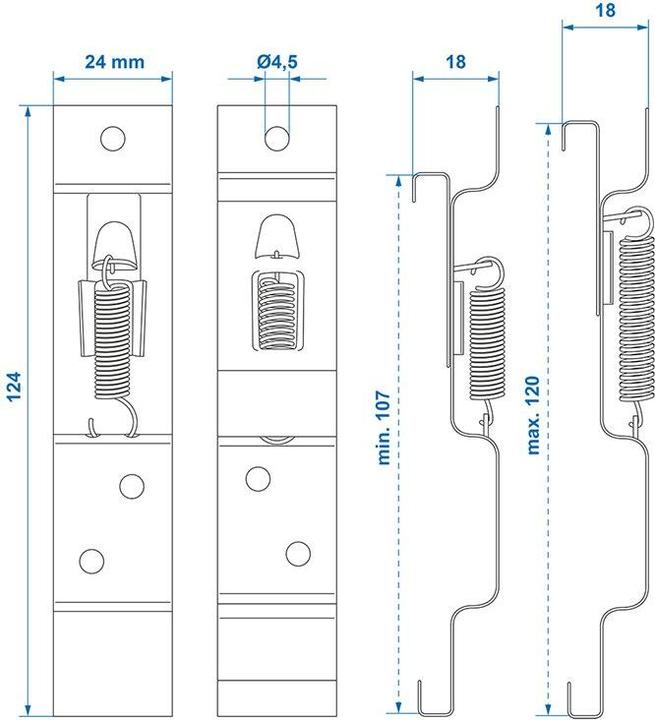 Produktbild ProPlus Nummernschildklemme