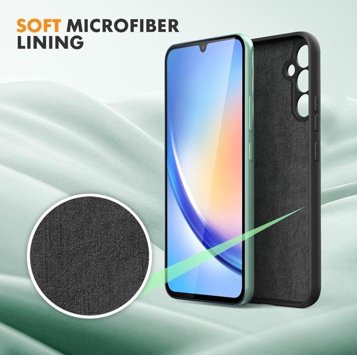 Produktbild Screenguard Samsung Galaxy A34 5G Liquid Silicone Case Hülle (Samsung Galaxy A34 5G)