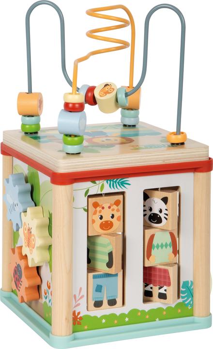 Actual product image small foot Motor Activity Cube "Jungle Friends"
