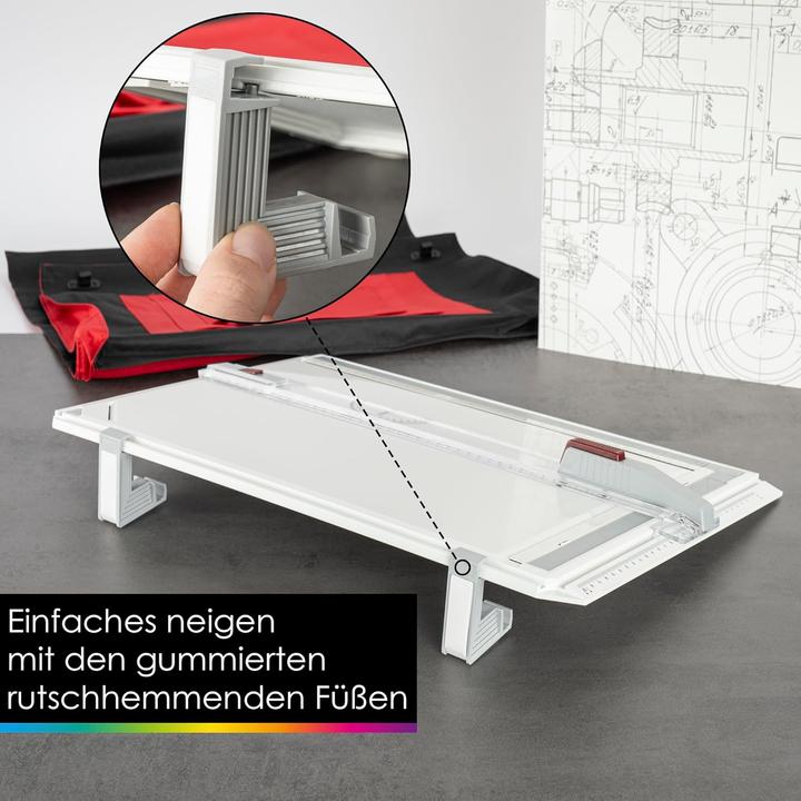 Image du produit OfficeTree Zeichenplatte A3 mit Zubehör-Set (37 x 50 cm)