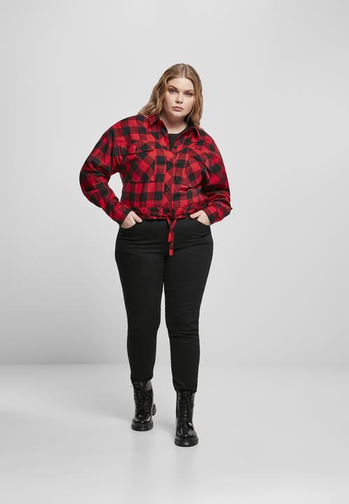 Produktbild Urban Classics Ladies Short Oversized Check Shirt (XL)