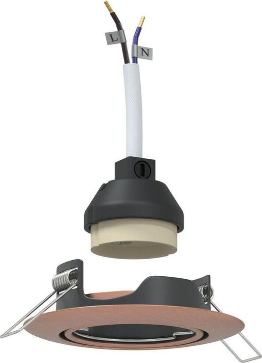 Produktbild VidaXL Lampen Kupfer Kupfer und Kunststoff Klein Einbauleuchten Rund (GU10)