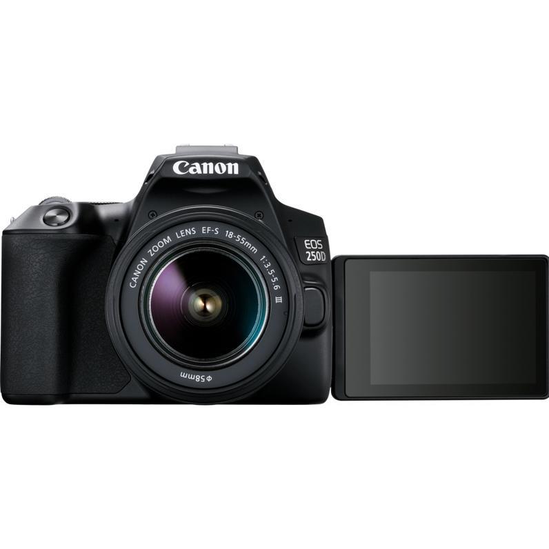 Thumbnail - Canon EOS 250D Kit (24.10 Mpx, APS-C / DX), Kamera, Schwarz