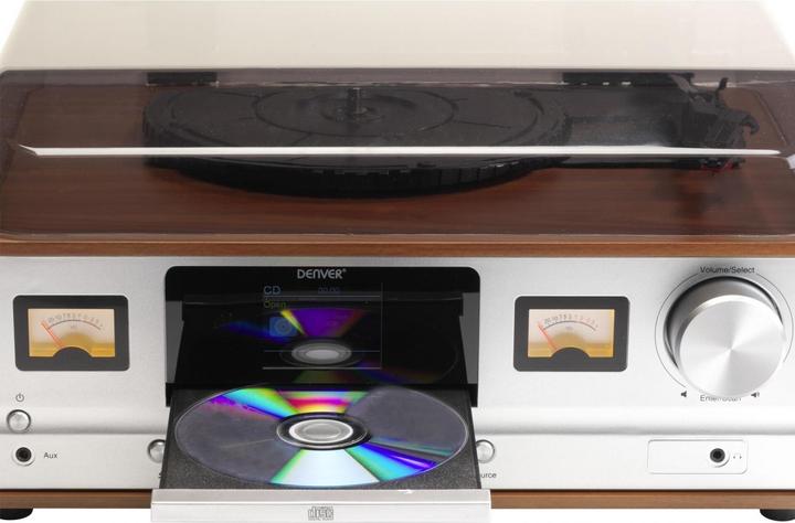 Immagine prodotto Denver MRD-52LW Sistema musicale retrò effetto legno chiaro (Manuale)