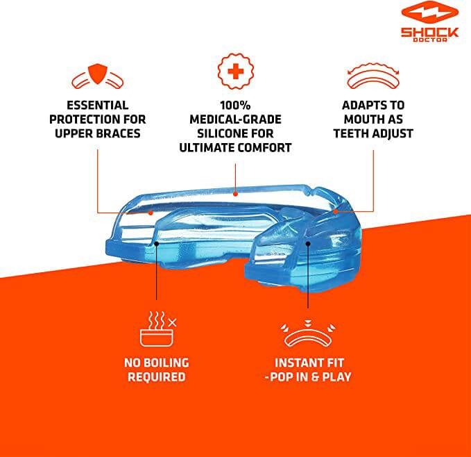 Actual product image Shock Doctor Mouthguard for braces (One size)
