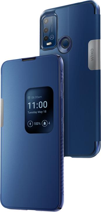 Wiko Couverture de livre Smart Folio Night Blue (Wiko Power U30)