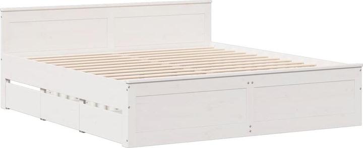 Produktbild vidaXL Bett mit Regal (180 x 200 cm)