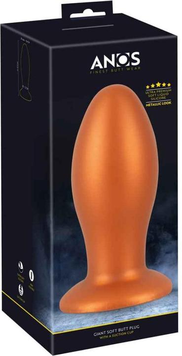 Productafbeelding Anos Zachte buttplug met zuignap