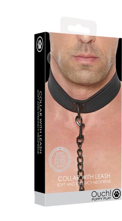 Actual product image Ouch! Neoprene Collar With Leash