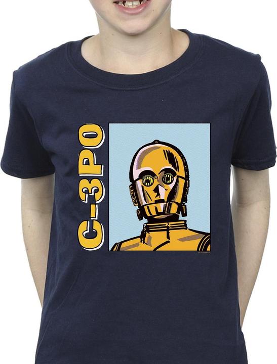 Image du produit Star Wars - T-shirt C3PO LINE ART - Garçon (140, 146)