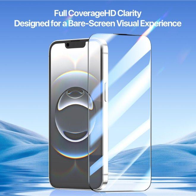 Actual product image Dux Ducis Roga Series Schutzglas mit Auto Alignment Kit (1 pcs., Apple iPhone 16e, Apple iPhone 17e)