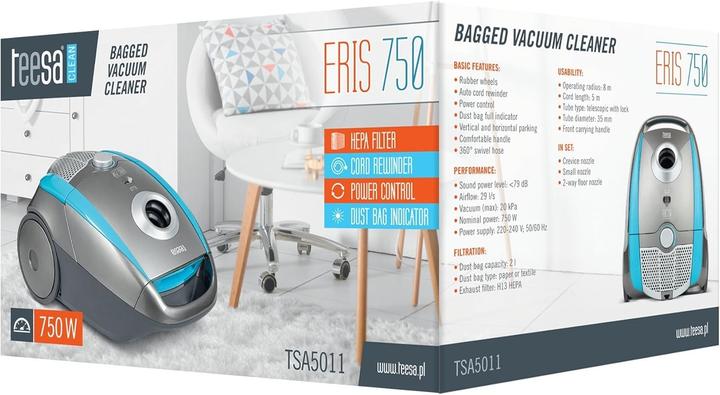 Actual product image Teesa Bagged Vacuum Cleaner Eris
