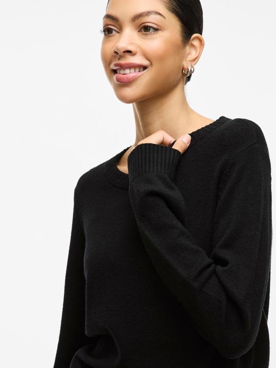 Image du produit Vila Pull en tricot à col ras du cou (L)
