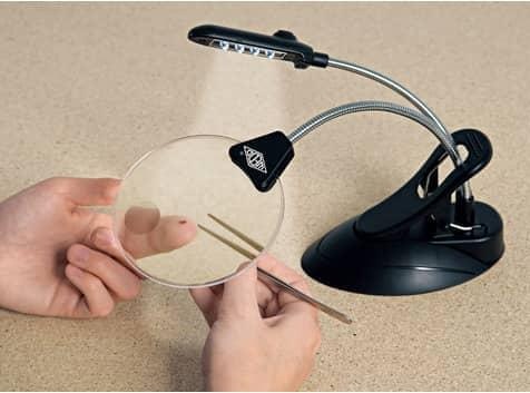 Actual product image Wedo Magnifying lamp