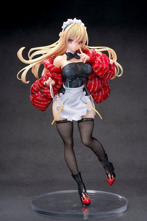 Actual product image Alphamax Original Character PVC Statue 1/6 Rina illustration by Saitom 27 cm