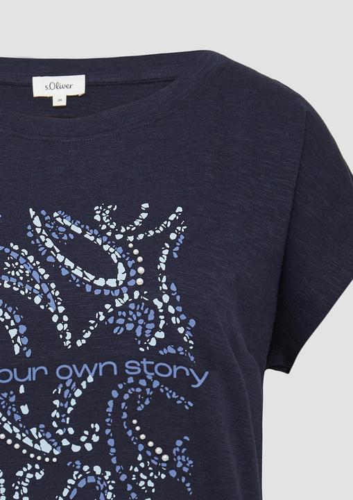 Actual product image S.Oliver T-Shirt T-Shirt im Relaxed Fit mit Artwork (36)