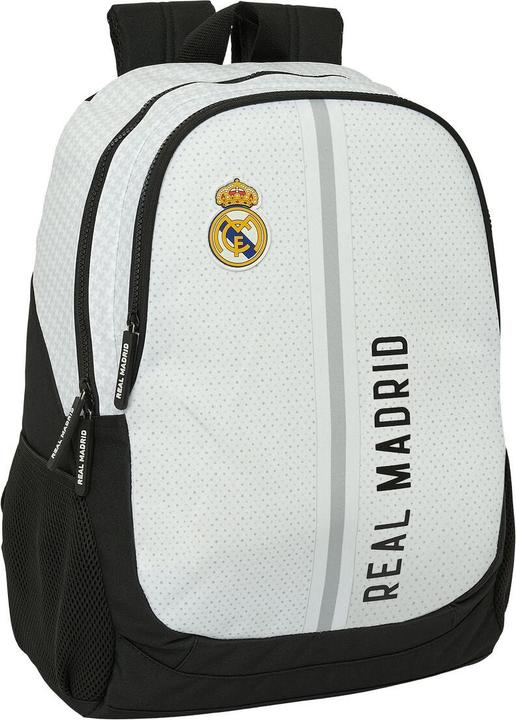 Real Madrid CF Schulrucksack Real Madrid C.F. 24/25 Weiss Grau 32 x 44 x 16 cm