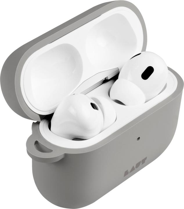 Actual product image Laut Huex Silicon/PC case for AirPods Pro 2022 Fog Grey (Headphone bag)