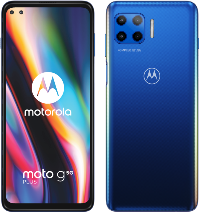 Produktbild Motorola Moto G 5G Plus (64 GB, Surfing Blue, 6.70", Dual SIM, 48 Mpx, 5G)