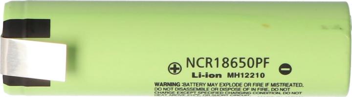 Immagine prodotto Panasonic Akku NCR18650PF – (NCR18650PD) + Lötfahne Z (1 pz., 18650, 2900 mAh)