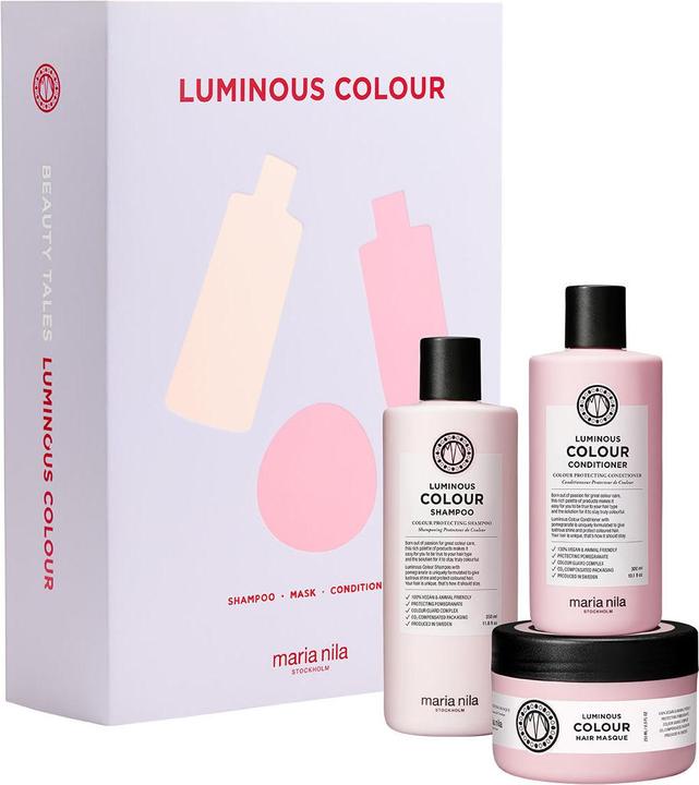 Immagine prodotto Maria Nila Scatola vacanze Luminous Colour (Set per la cura dei capelli)