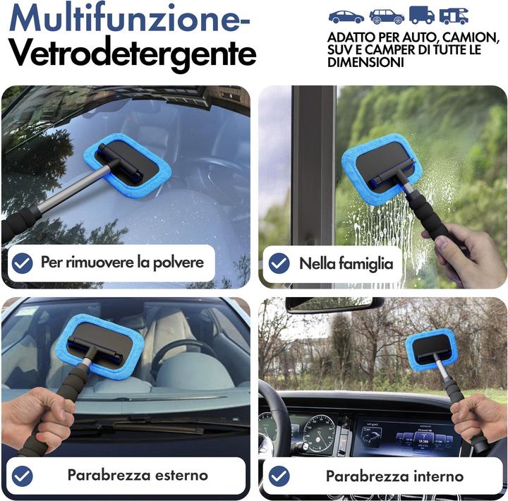 Actual product image Walser Scheibenreiniger Auto Autoscheiben Innen-Reiniger ausziehbar Windschutzscheibe