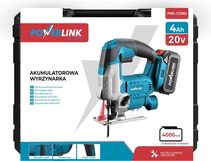 Actual product image Extralink POWERLINK AKKUSTICHSÄGE 20V 2X4AH PWL-CJS65
