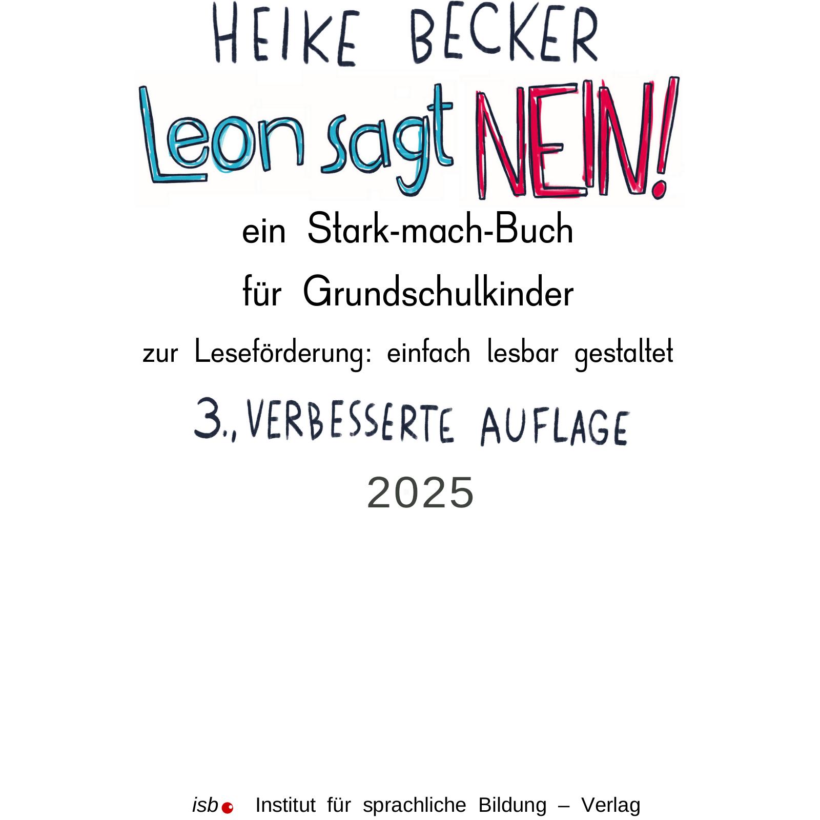 Leon sagt NEIN!, Schulbücher