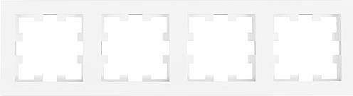 Actual product image Panasonic WDTF00042WHEU1 Karre Plus 55 cover frame, 4-gang white