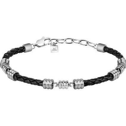 Morellato, Armschmuck, ack leather bracelet Cross SKR55 (M), (Edelstahl)