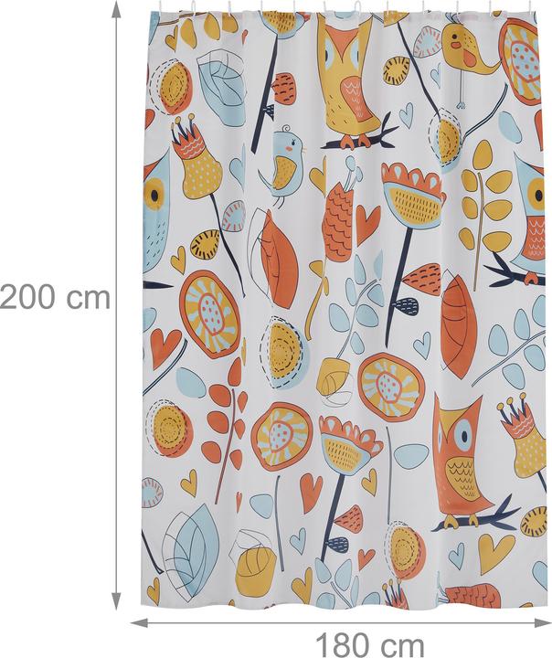 Produktbild Relaxdays Duschvorhang (180 x 200 cm)