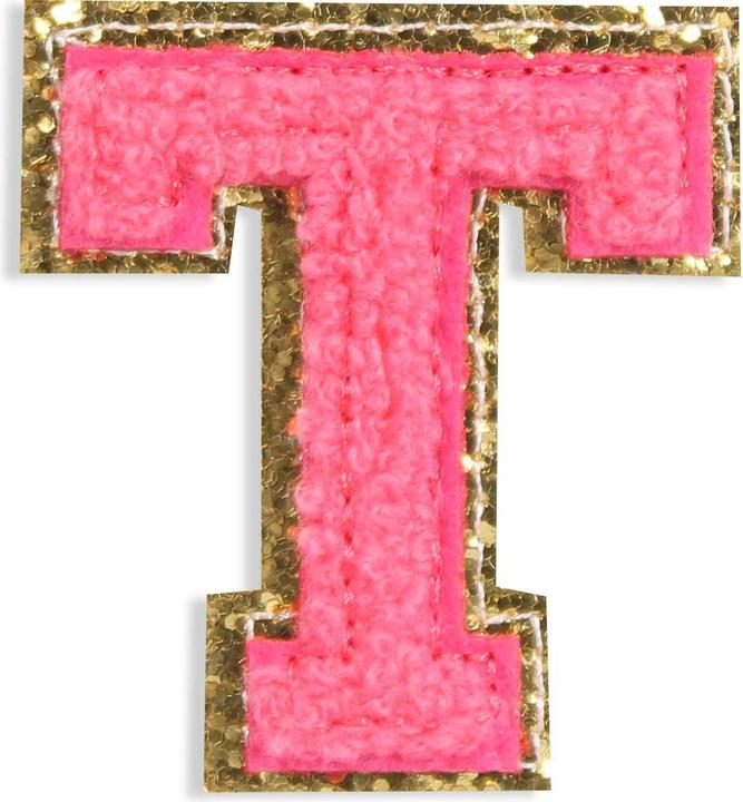 Image du produit PhoneLook Autocollant sticker pour téléphone/tablette/ordinateur brodé en 3D Lettre T