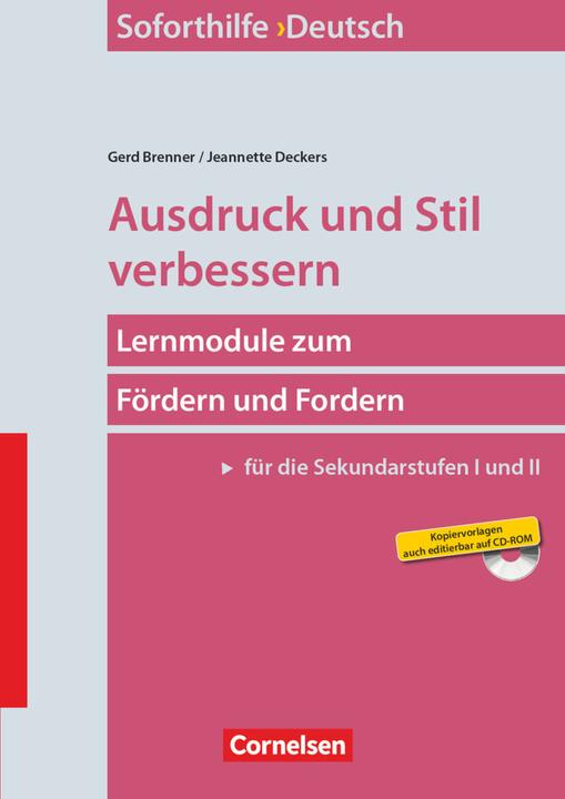 Etichetta energetica Ausdruck und Stil verbessern (Tedesco, Jeanette Deckers, Jeannette Deckers, Bruciatore Gerd, 2017)