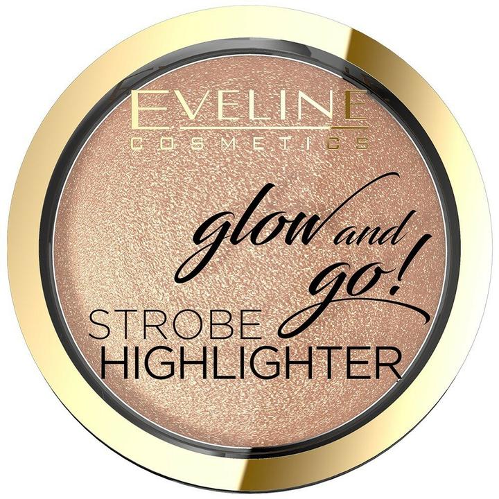 Actual product image Eveline Glow And Go! Strobe Highlighter Face Highlighter 02 Gentle Gold 8.5G (02 Gentle Gold, Highlighter, 8.50 g)