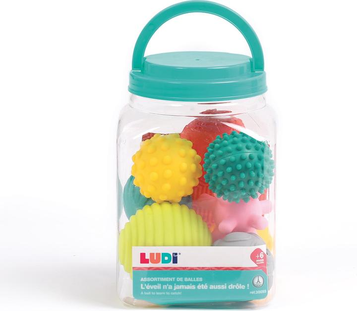Actual product image LUDI Sensory Balls - 8 pcs. (LU30055)