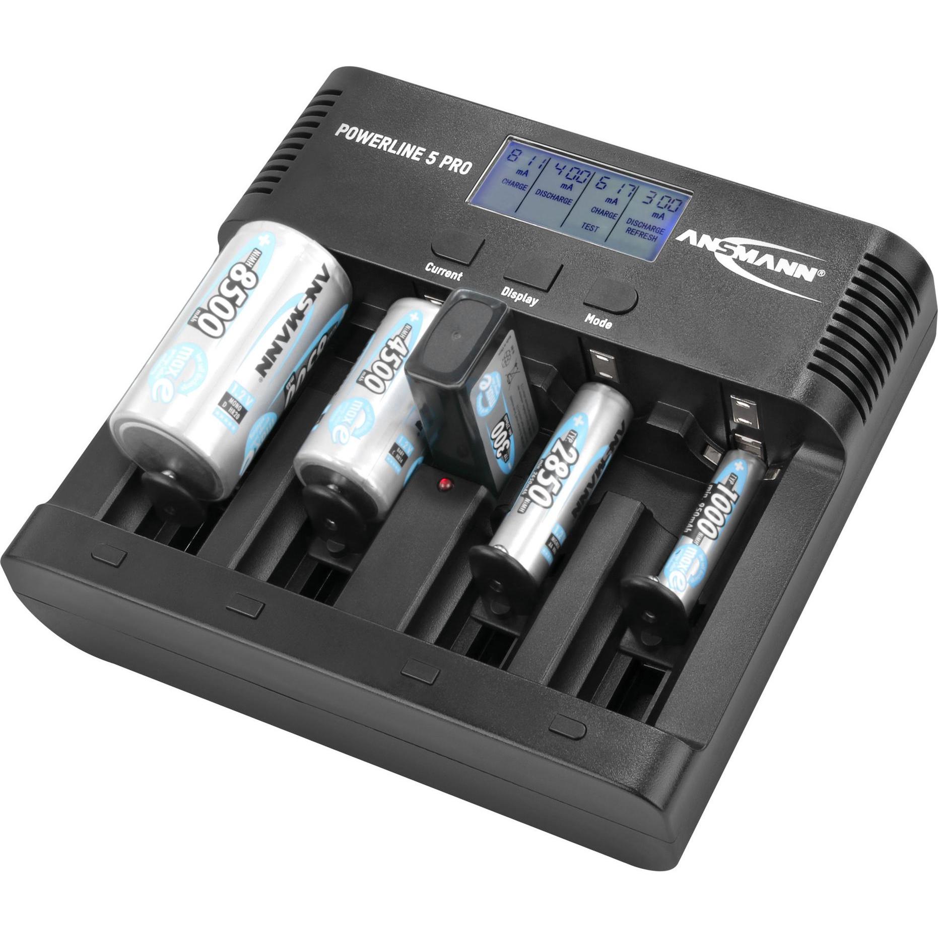 Thumbnail - Ansmann Powerline 5 Pro (1 Stk., Ladegerät ohne Akku), Akku Ladegerät