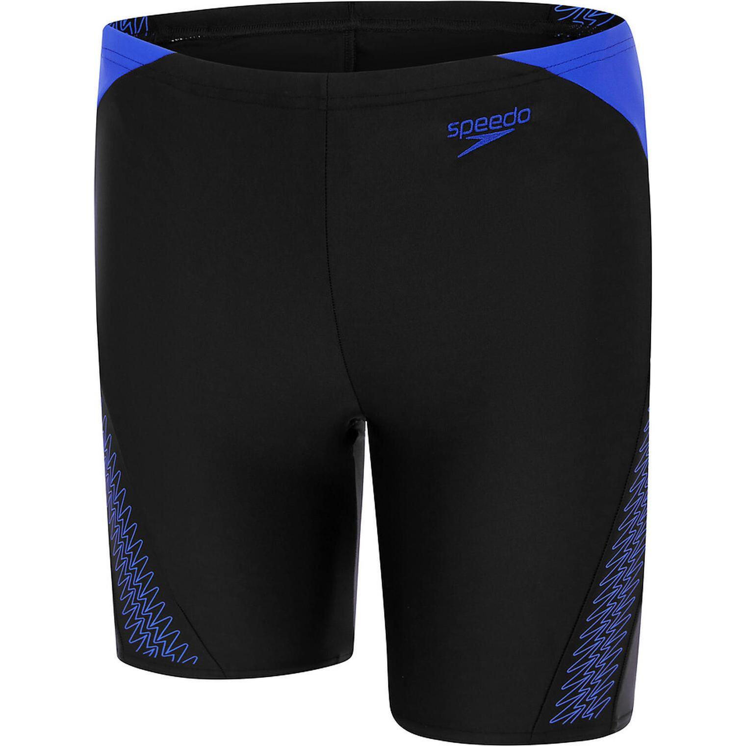 Speedo, Jungen, Badehose, HyperBoom Splice Jammer, Blau, (7, 8)