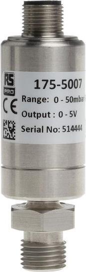 Produktbild RS PRO Low Range Pressure Trans. 0-50mbarG 0-5V